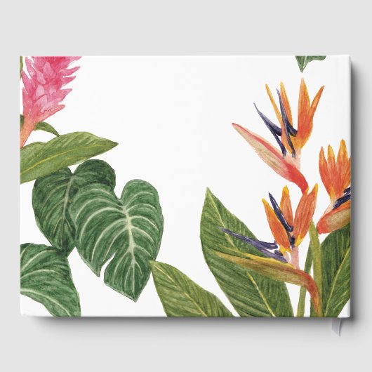 Tropischer Traum Gästebuch (Rückseite)