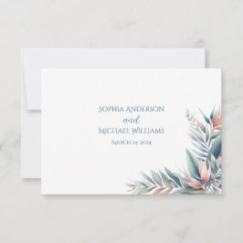 Tropischer Traum Hochzeit im Wasser RSVP Karte