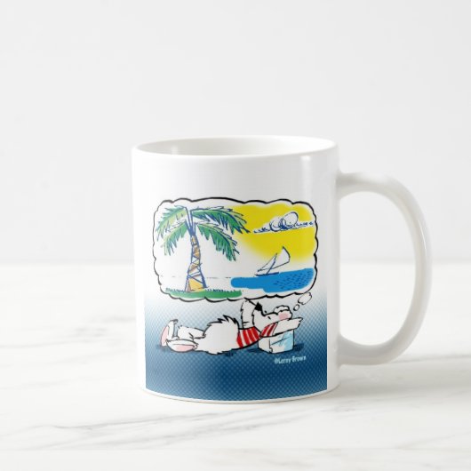 Tropischer Traum! Kaffeetasse (Rechts)