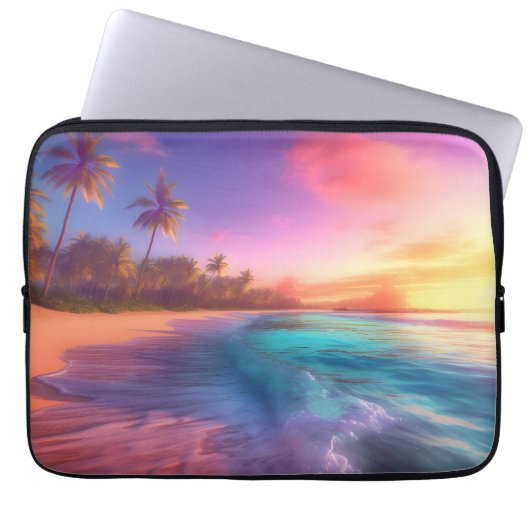 Tropischer Traum Laptopschutzhülle (Vorderseite)