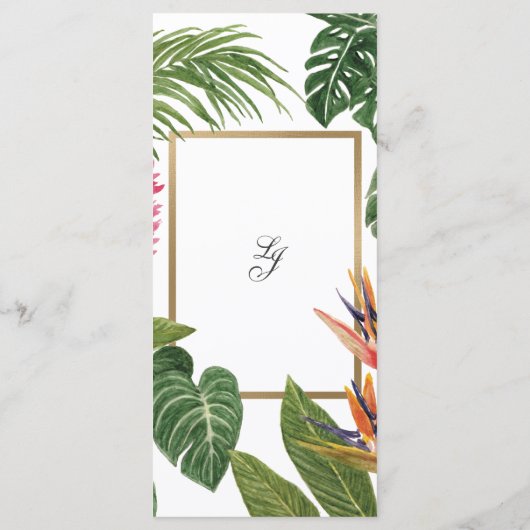 Tropischer Traum Programm (Rückseite)