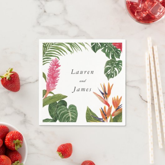 Tropischer Traum Serviette (Beispiel)