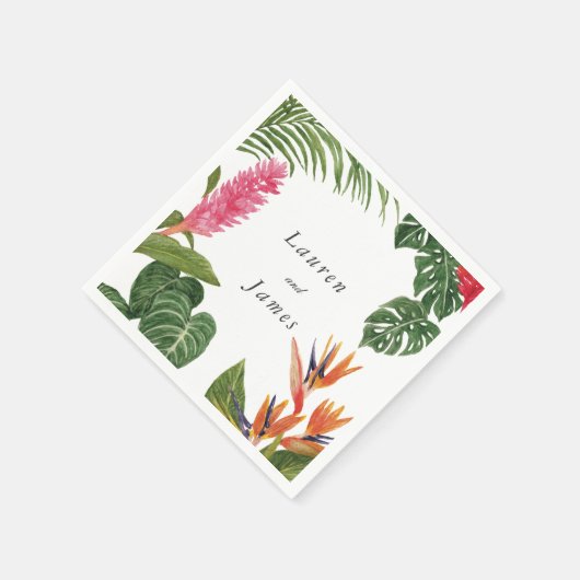 Tropischer Traum Serviette (Ecke)
