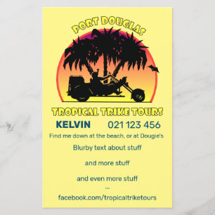 Tropischer Trip Flyer