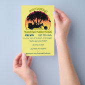 Tropischer Trip Flyer (Handgriff)