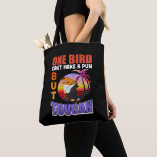 Tropischer Tukan Vogel Vintage Lustiger Tukan Voge Tasche