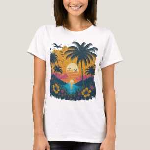 Tropischer Twilight T - Shirt
