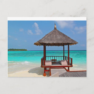 Tropischer Unterschlupf Postkarte