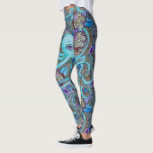Tropischer Unterwassertopf Leggings (Links)