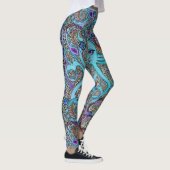 Tropischer Unterwassertopf Leggings (Rechts)