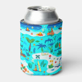 Tropischer Urlaub Dosenkühler (Kanne Vorderseite)