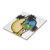 Tropischer Urlaub Gecko Fliese (Seite)