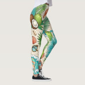 Tropischer Urlaub. Leggings (Rechts)