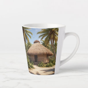 Tropischer Urlaub Milchtasse