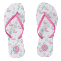 Tropischer Urlaub ⎥ Monogramm Flip Flops