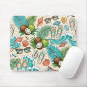 Tropischer Urlaub. Mousepad (Mit Mouse)