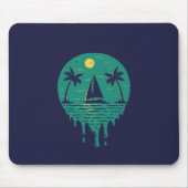 Tropischer Urlaub Mousepad (Vorne)
