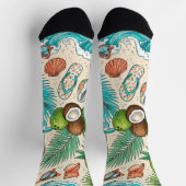Tropischer Urlaub. Socken (Oben)