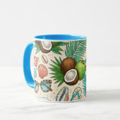 Tropischer Urlaub. Tasse (Vorderseite Links)
