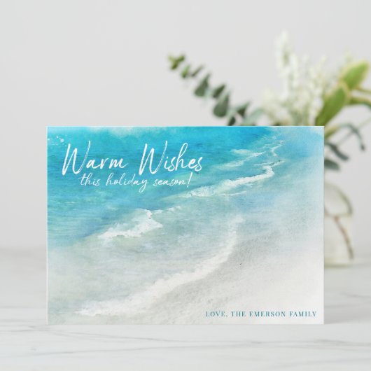 TROPISCHER URLAUB | Weihnachten oder Hanukkah (Stehend Vorderseite)