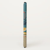 Tropischer Vintager hawaiische InselnSurfer Case-Mate iPhone Hülle (Hinten/Rechts)