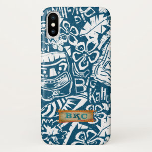 Tropischer Vintager Hawaiischer Tiki-Surfer Case-Mate iPhone Hülle