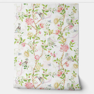 Tropischer Vintager Rokoko Garden Chinoiserie Tapete