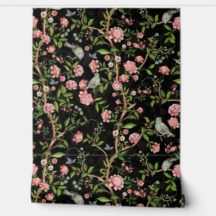 Tropischer Vintager Rokoko Garden Chinoiserie Tapete