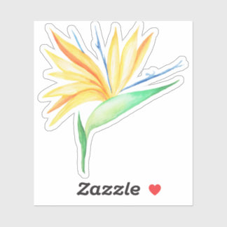 Tropischer Vogel aus Vinyl-Aufkleber Aufkleber