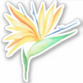 Tropischer Vogel aus Vinyl-Aufkleber Aufkleber (Vorderseite)