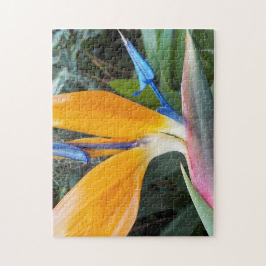 Tropischer Vogel der Paradischen Pflanze Puzzle (Vertikal)