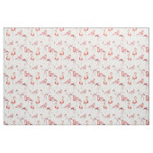 Tropischer Vogel des Aquarellflamingo-Musters Stoff (Yard (91,4 cm))