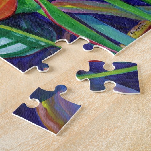 Tropischer Vogel des Paradieses aus Hawaii Puzzle (Seite)