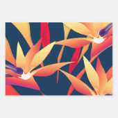 Tropischer Vogel des Paradieses Geschenkpapier Set (Vorderseite)