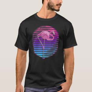 Tropischer Vogel Exotische Tiere Retro Vaporwave P T-Shirt