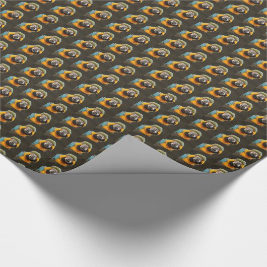 Tropischer Vogel-Geschenkpapier Geschenkpapier (Ecke)