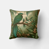 Tropischer Vogel im Grünen Dschungel 2 Kissen (Rückseite)