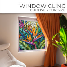 Tropischer Vogel im Paradies Gewebte Glaskunst