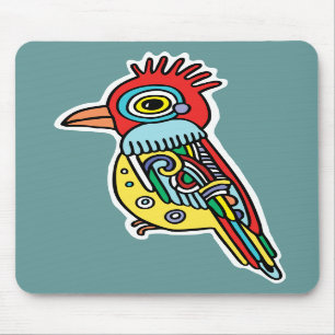 Tropischer Vogel Mousepad