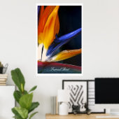 Tropischer Vogel, Plakat (Heimbüro)