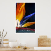 Tropischer Vogel, Plakat (Küche)