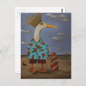 Tropischer Vogel? Postkarte (Vorne/Hinten)