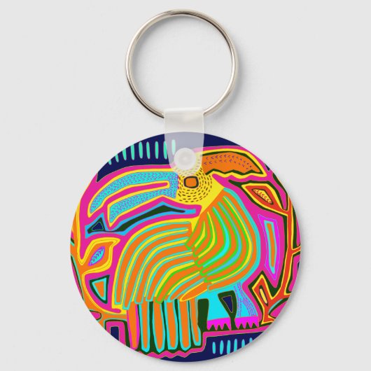 Tropischer Volkspark Schlüsselanhänger (Vorderseite)