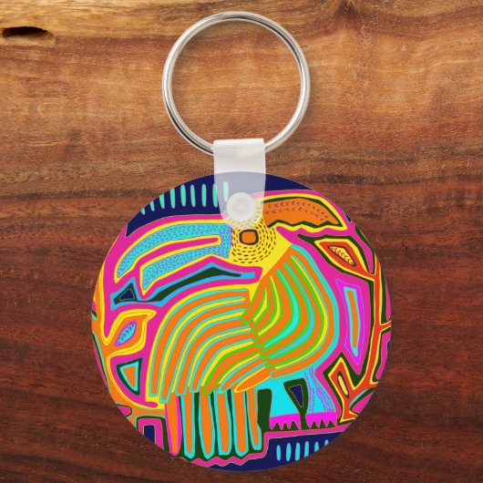 Tropischer Volkspark Schlüsselanhänger (Vorderseite)