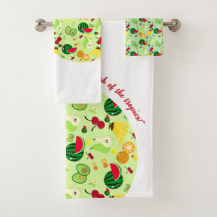 Tropischer Wahnsinn Badhandtuch Set
