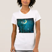 Tropischer Wald bei Nacht T - Shirt (Vorderseite)