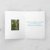Tropischer Wald (Condolence Card) Karte (Innenseite)