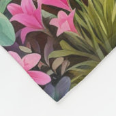 Tropischer Wald Fleecedecke (Ecke)