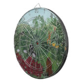 Tropischer Wald mit Affen und Schlange (Rousseau) Dartscheibe (Vorderseite rechts)