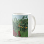 Tropischer Wald mit Affen und Schlange (Rousseau) Kaffeetasse (VorderseiteRechts)
